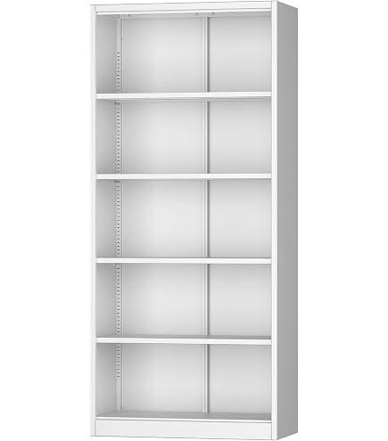 Amazon.co.jp: Merax スチール書庫 5段 本棚 スリム 書類保管庫